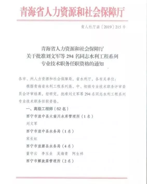 青海省委最新人事调整公告